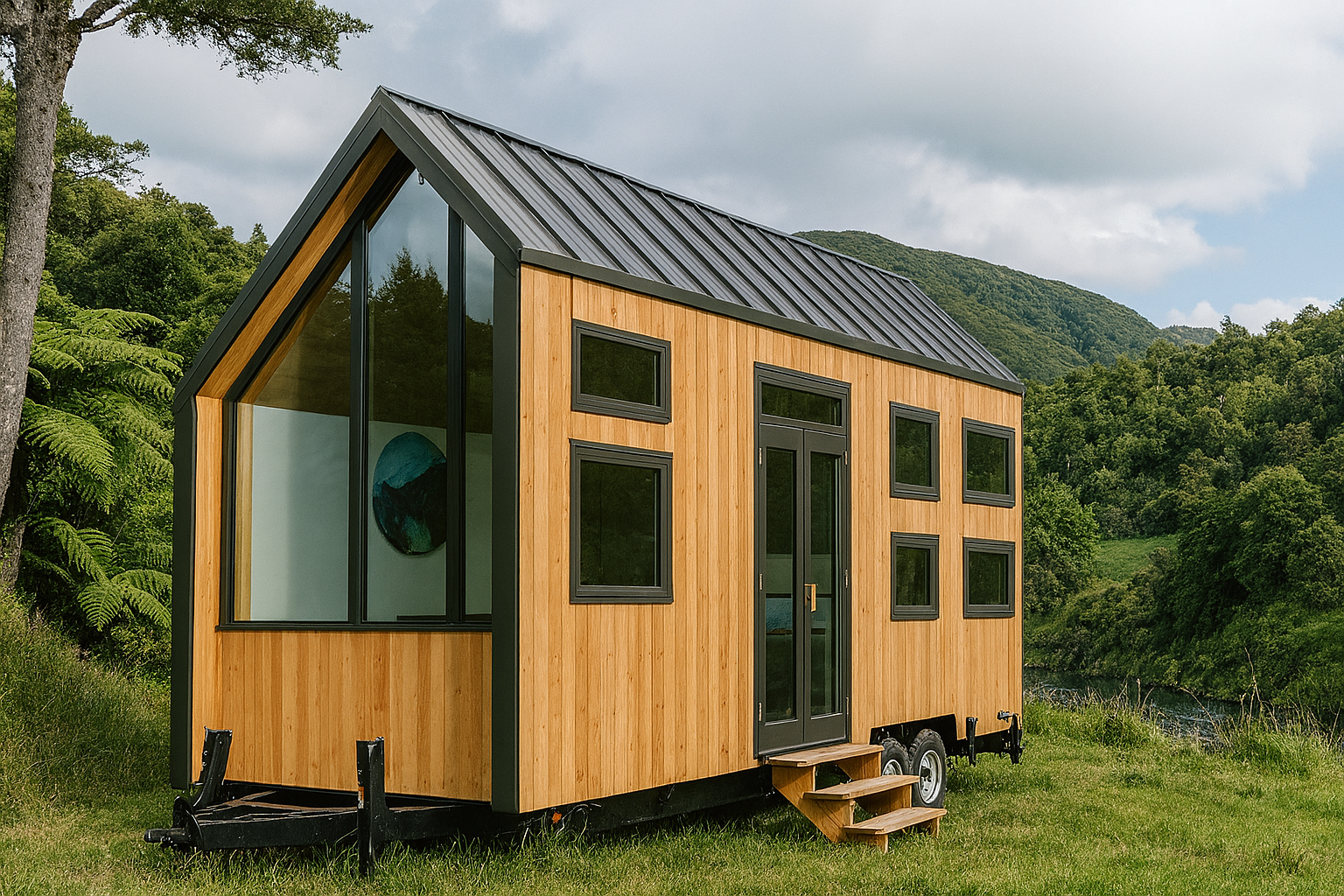 The Kereru. Design Concept from 8x3 to 14x4m.