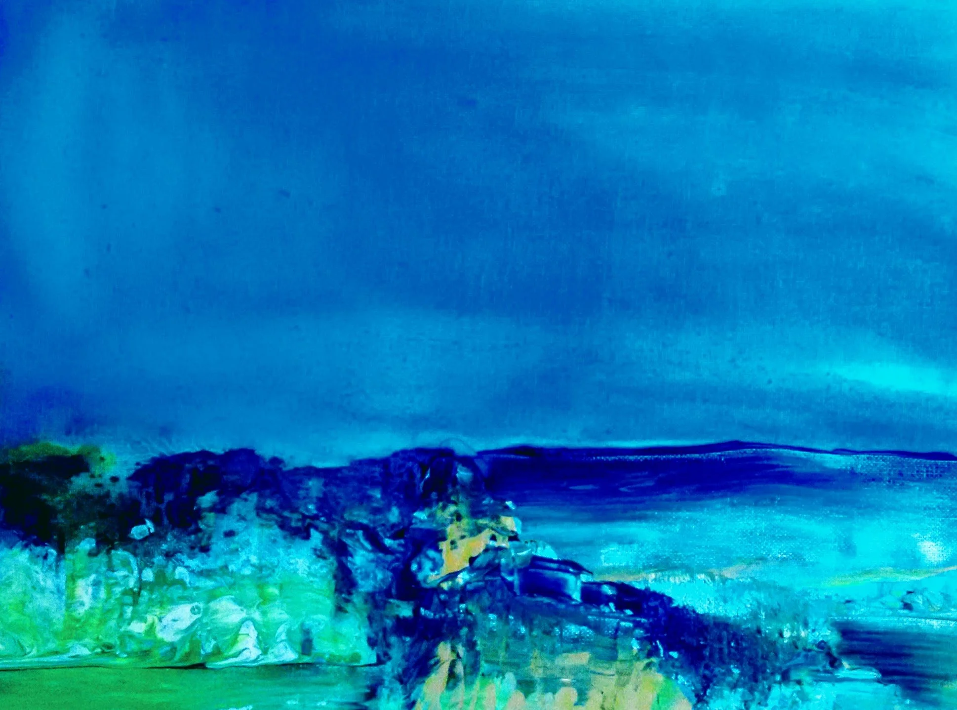 "Getting to Garie"
51x43cm 