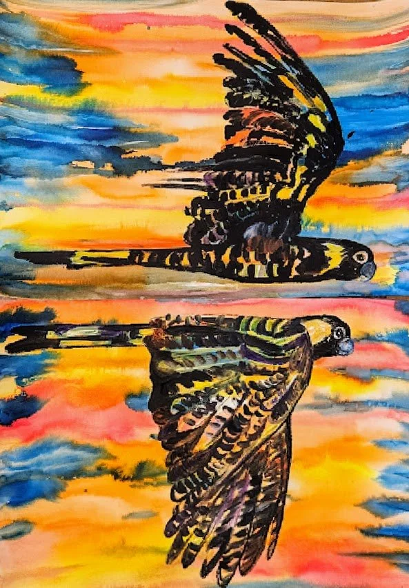 "Synchronicity" Diptych