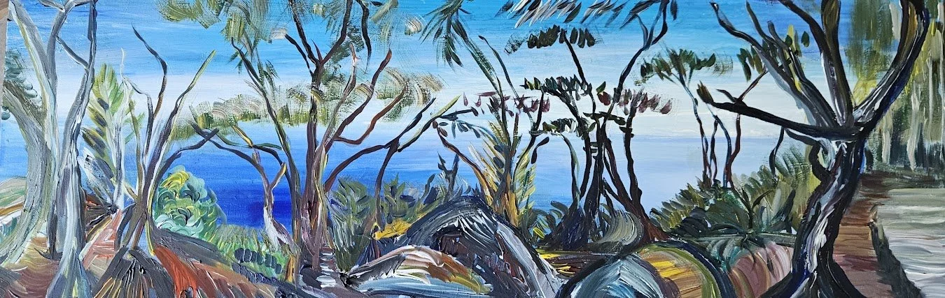 "Yenabilli Panorama — Eastern View" 122x41cm