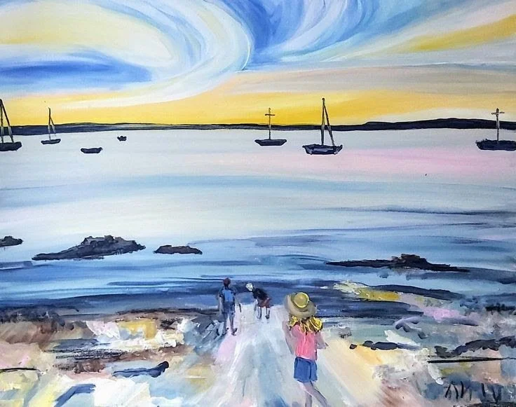 "Gunyah Glimpses" 60x80cm