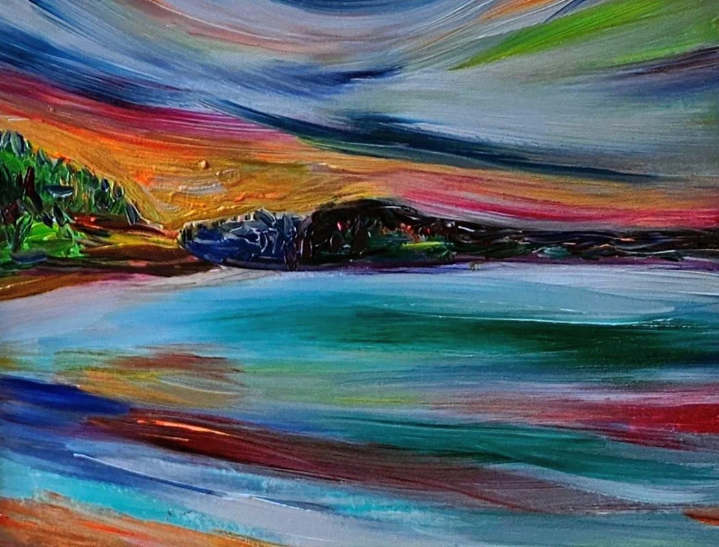 "Golden Hour at Little Gunyah" 60x50cm