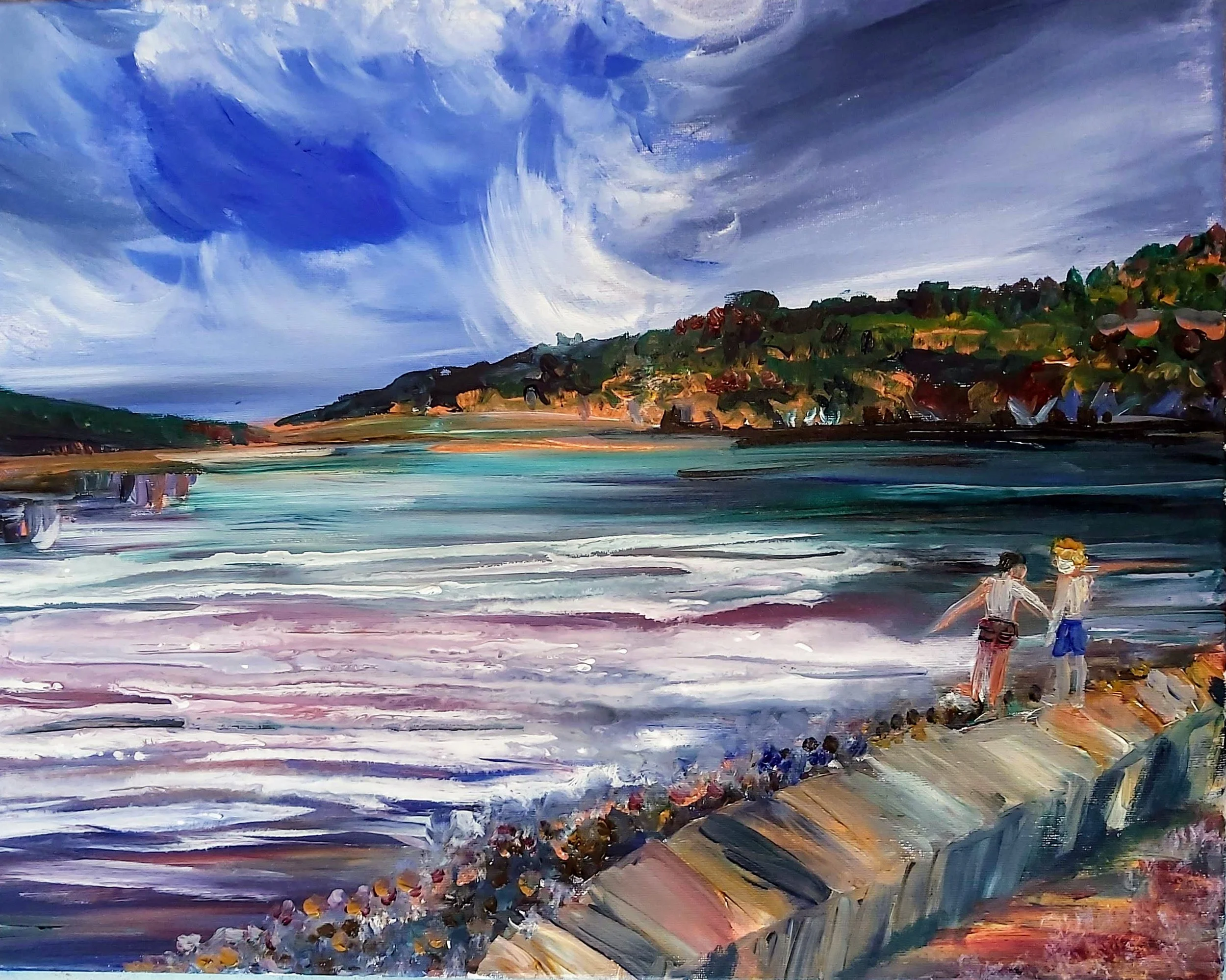 Boys at the Basin
50x40cm