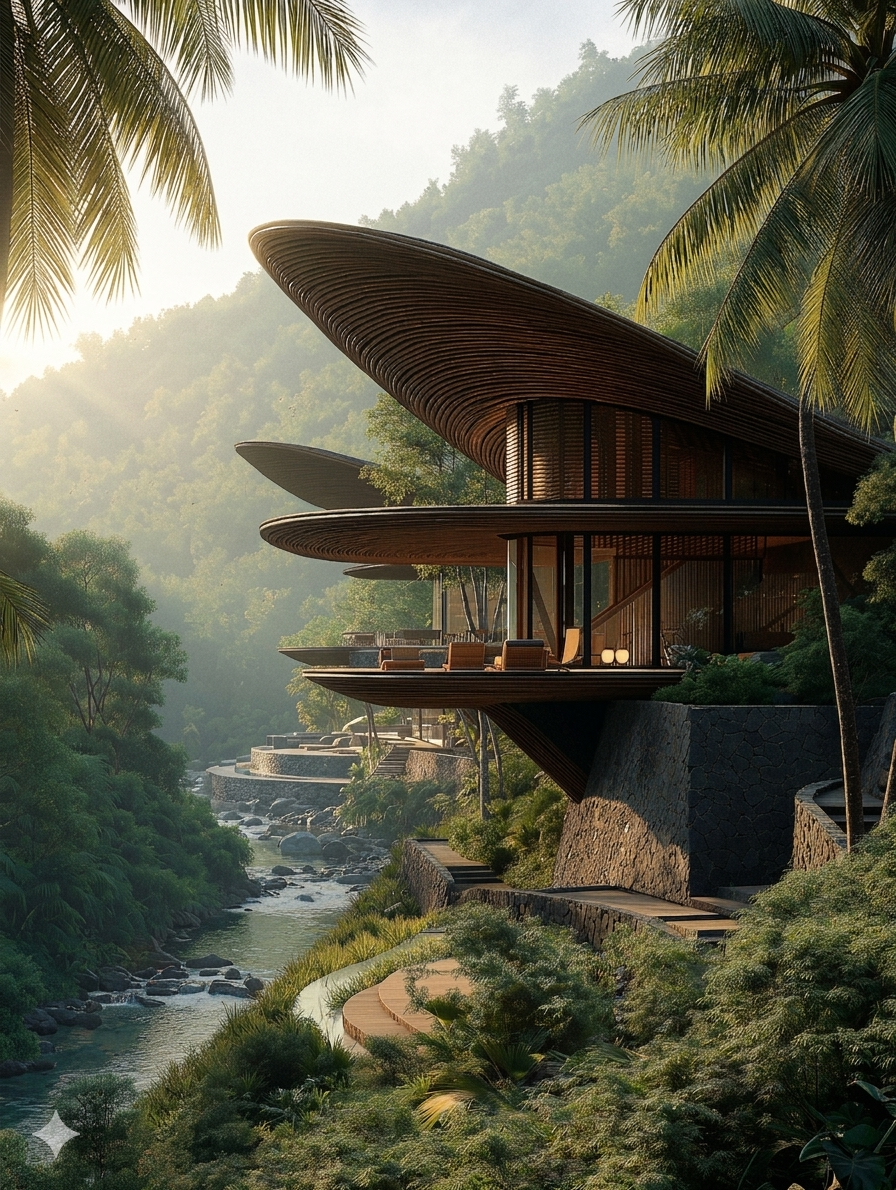 Architectural render Indonesia Bali