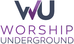 Western Washington University Worship Underground logo with purple and black text