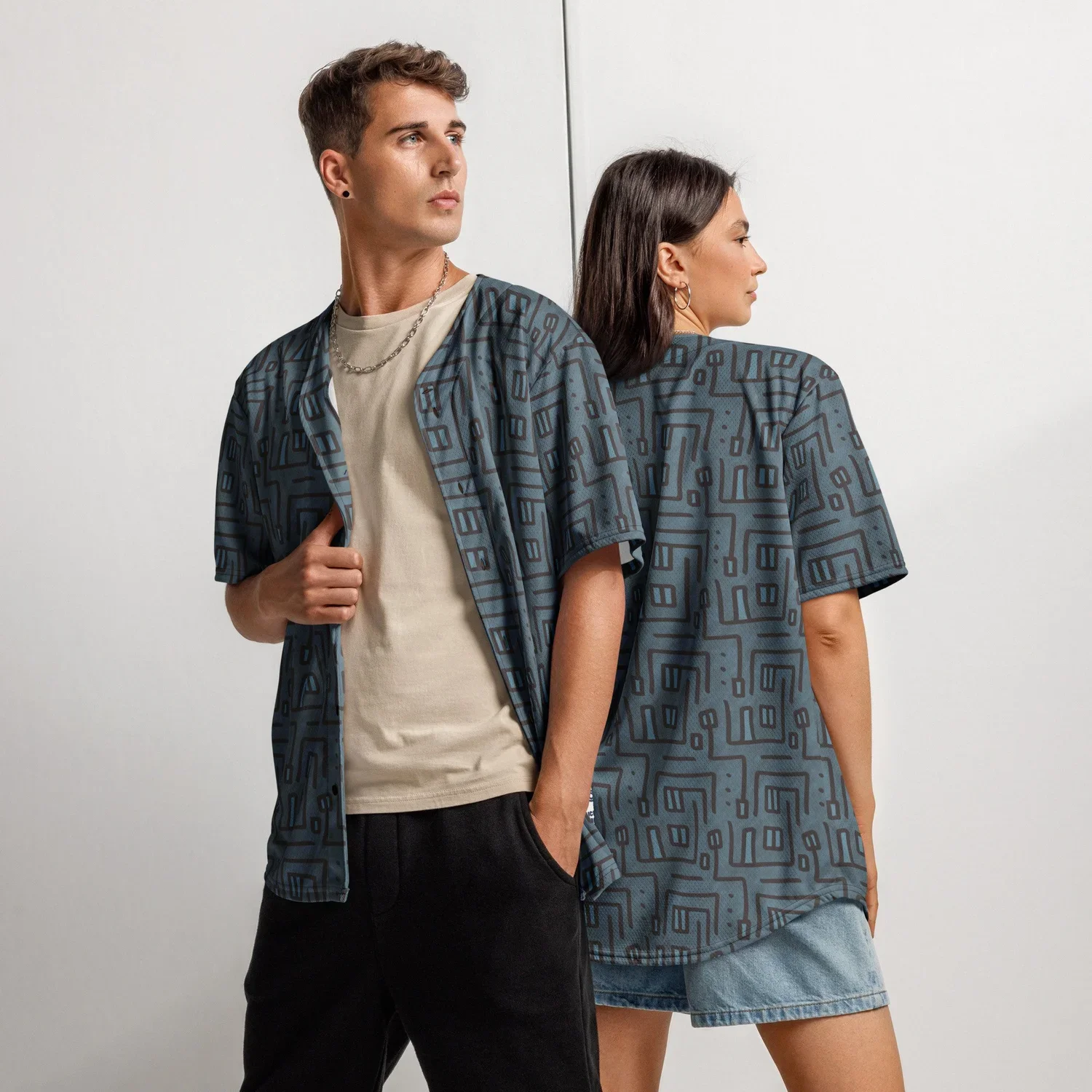 Jersey Button-Up