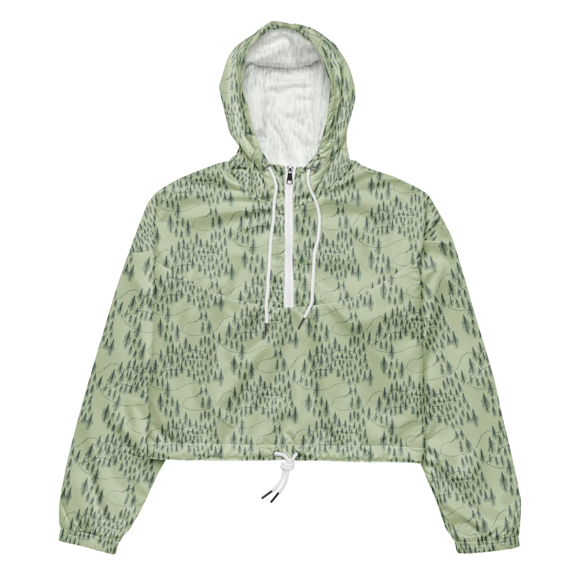 Mint Forest | Windbreaker Cropped
