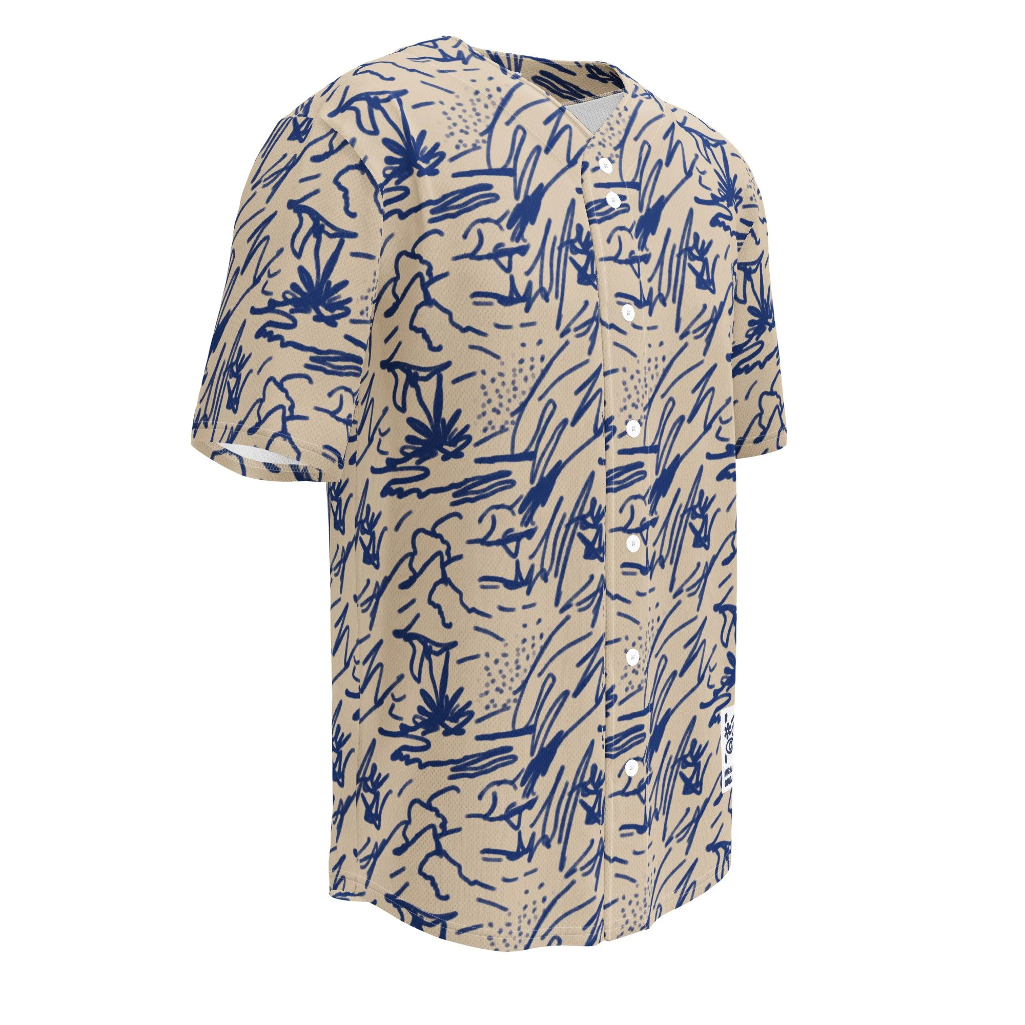 Coastal Blues | Button-Up Jersey
