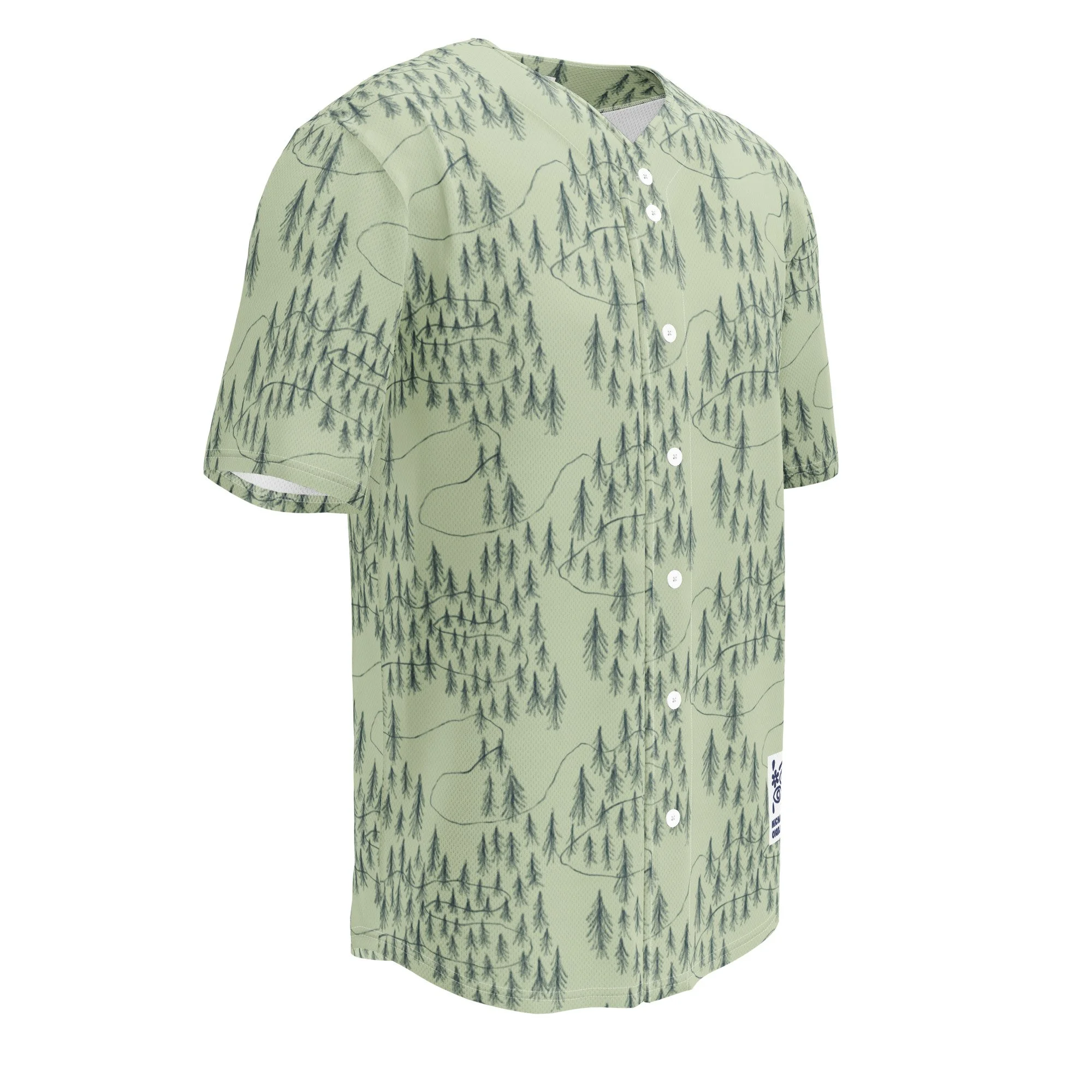 Mint Forest | Button-Up Jersey