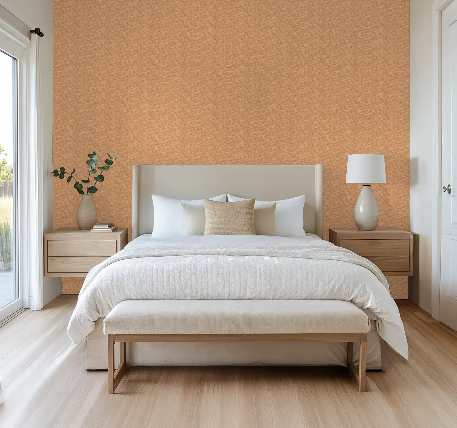 orange-pumpkin-pattern-wallpaper-cozy-bedroom.webp