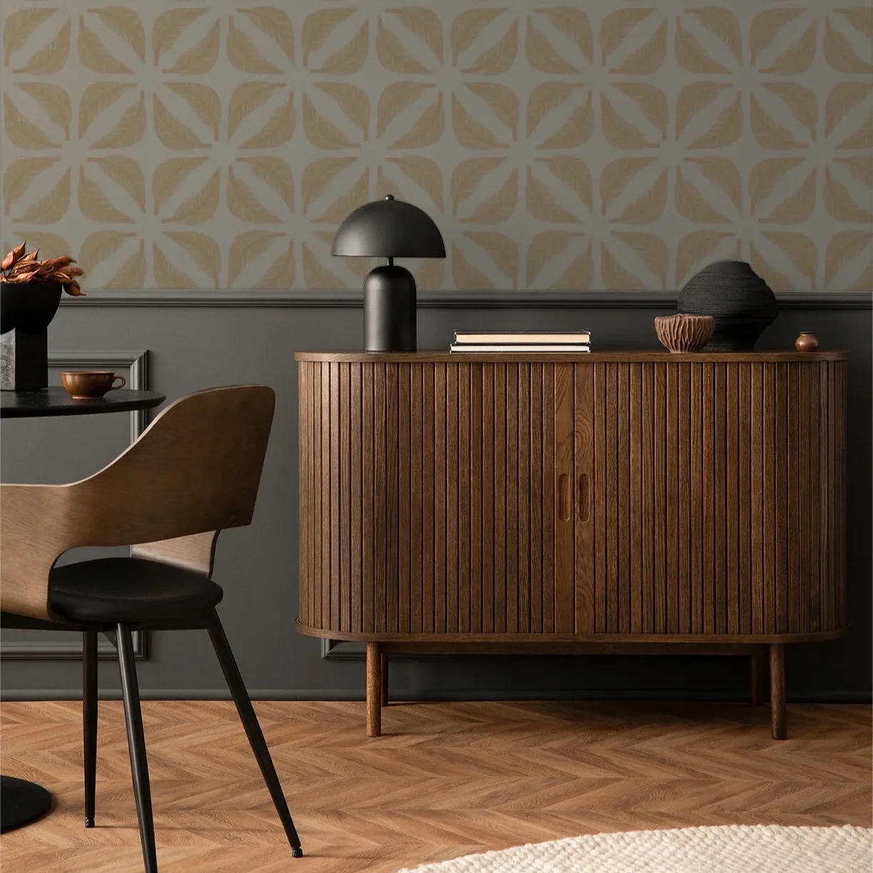 beige-leaf-pattern-wallpaper-modern-living-room.webp