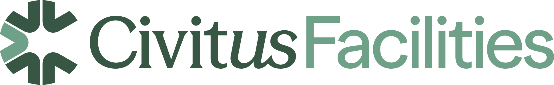 Logo of Civitus Facilities with a stylized star-shaped icon to the left of the text.
