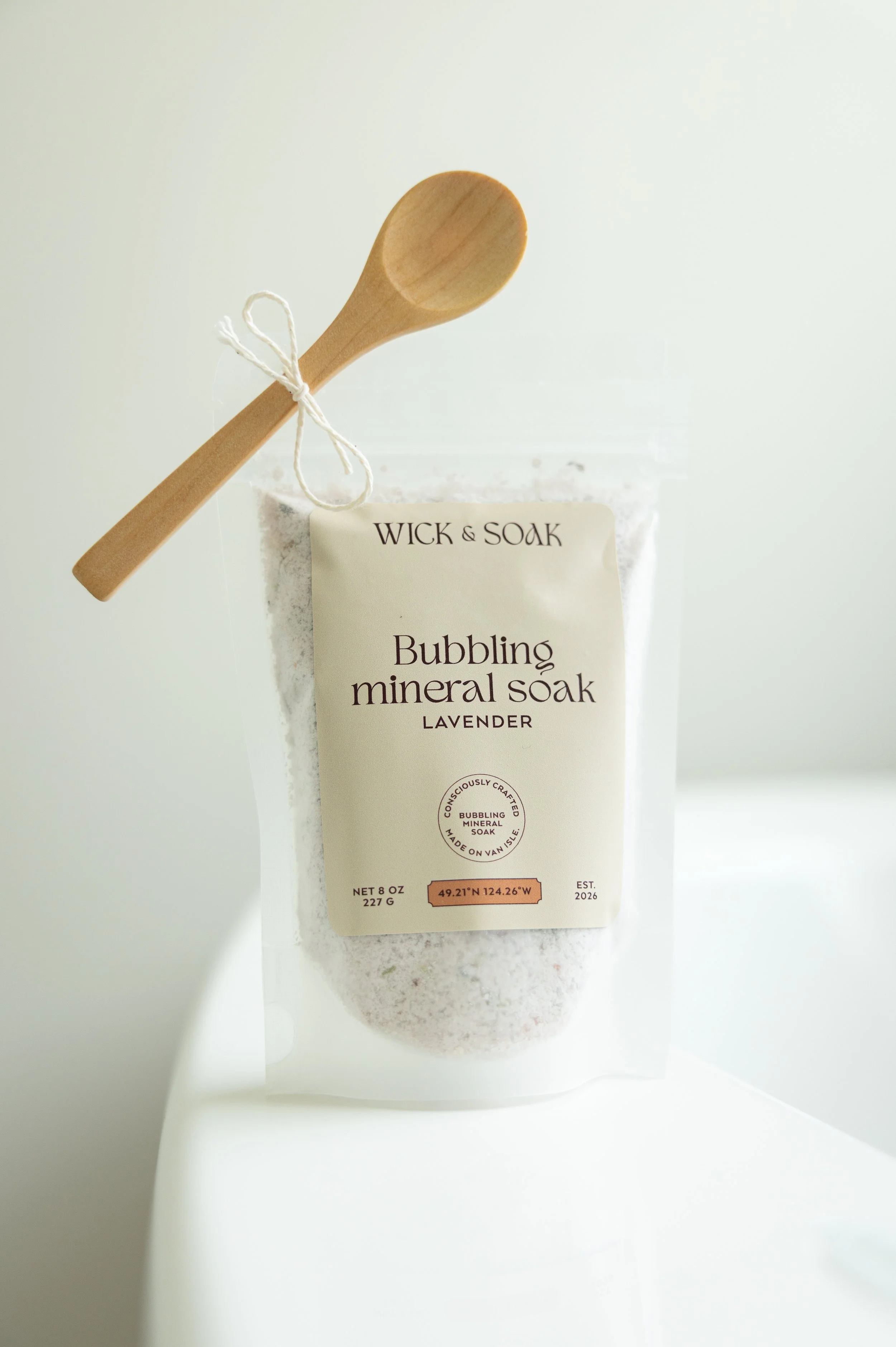 Lavender Bubbling Mineral Soak