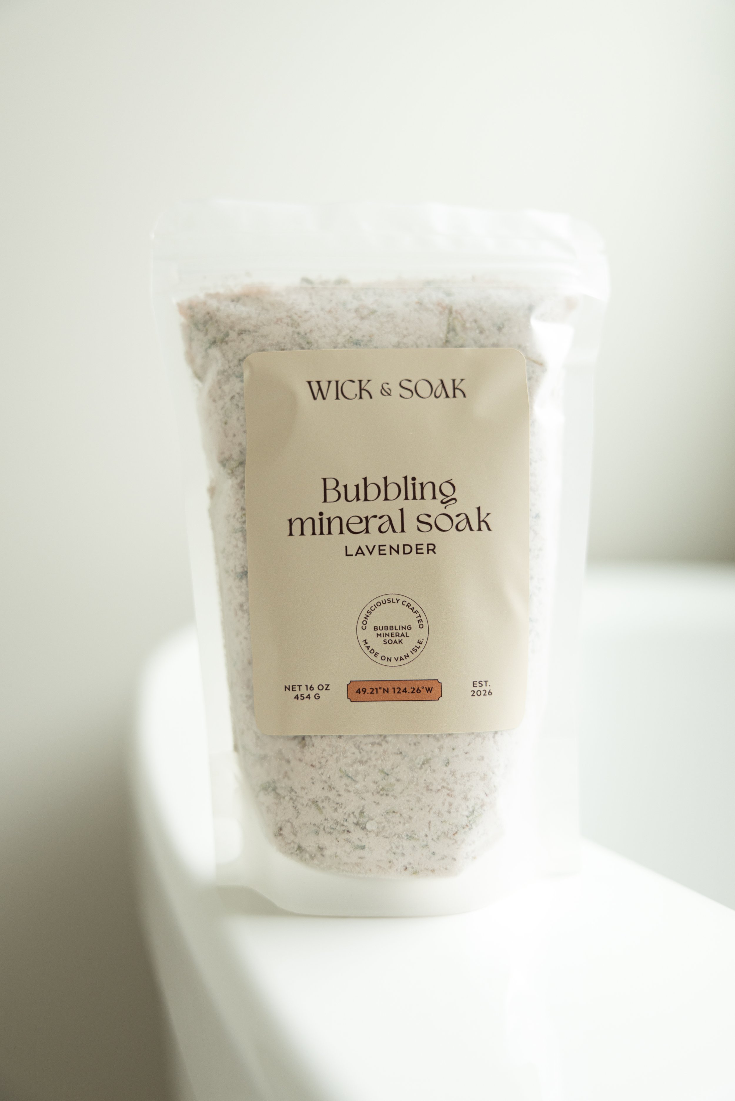 Lavender Bubbling Mineral Soak