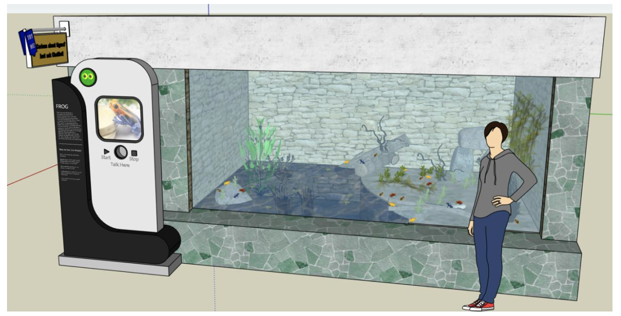 Physical interface design for the voice-based chatbot part 1