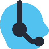A blue stopwatch with black hands showing a small elapsed time