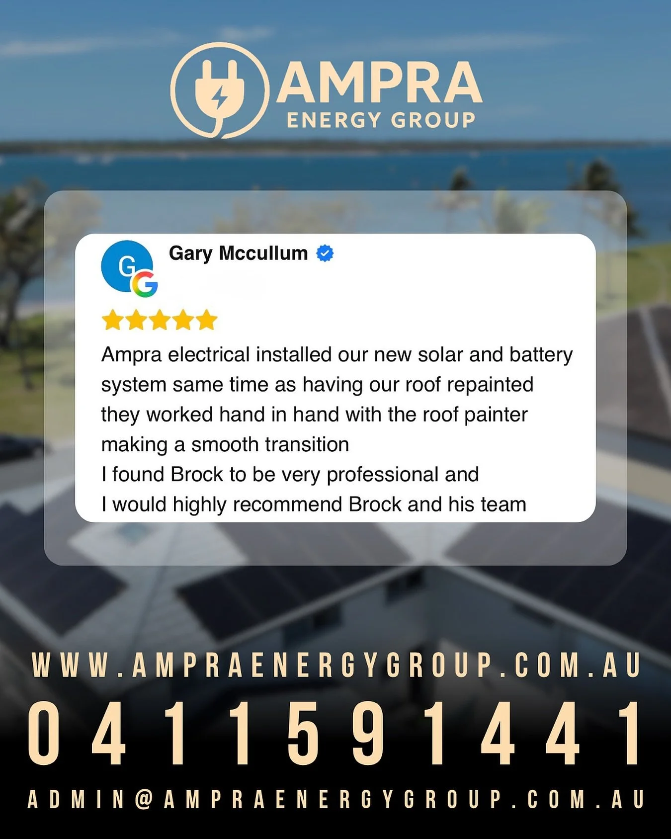 A huge thank you to our amazing clients for trusting the Ampra team. We truly appreciate every review and every recommendation, your support means the world to our growing business! 🤎⚡️

Contact us today for your FREE quote or for all battery, solar