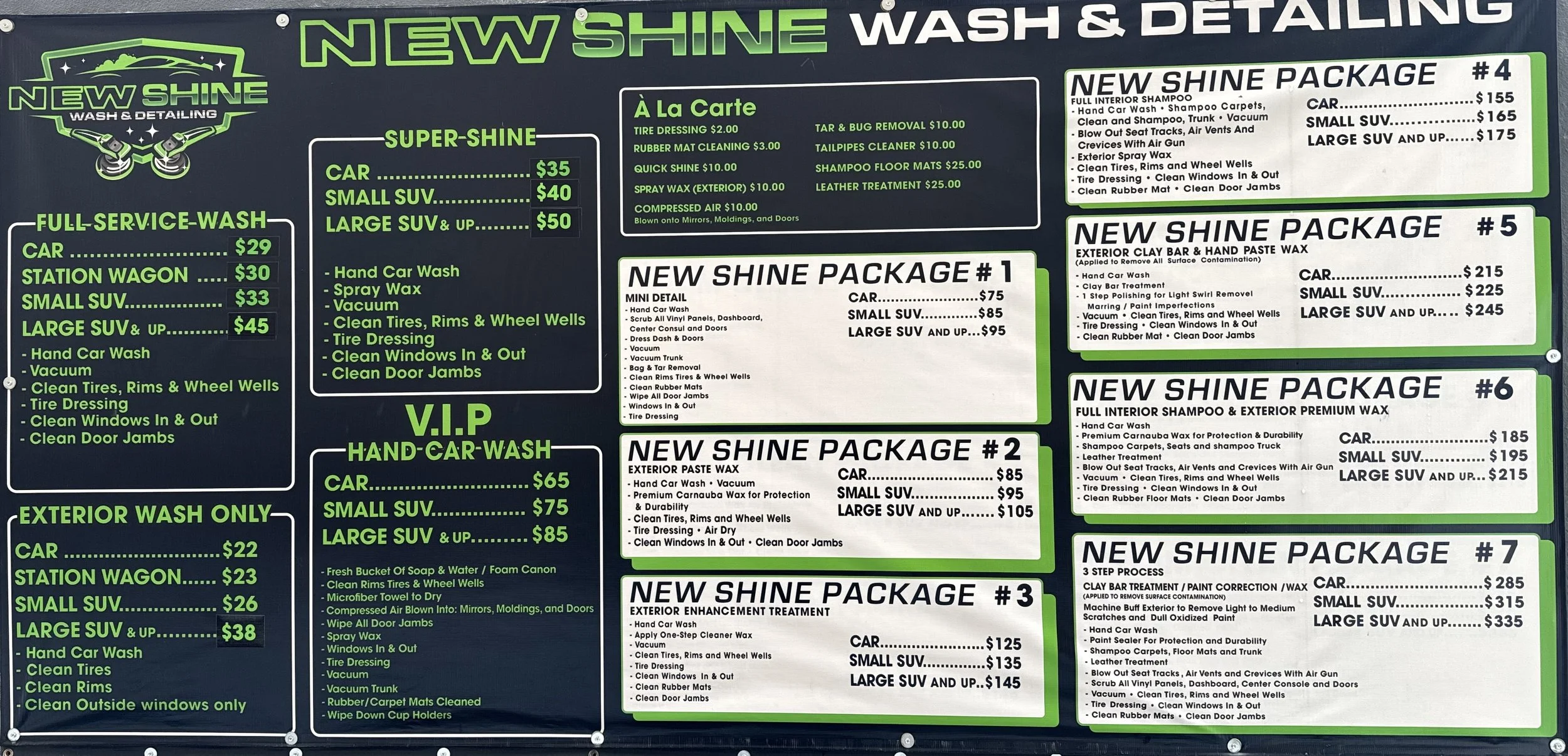 New Shine Auto car wash in Pelham NY