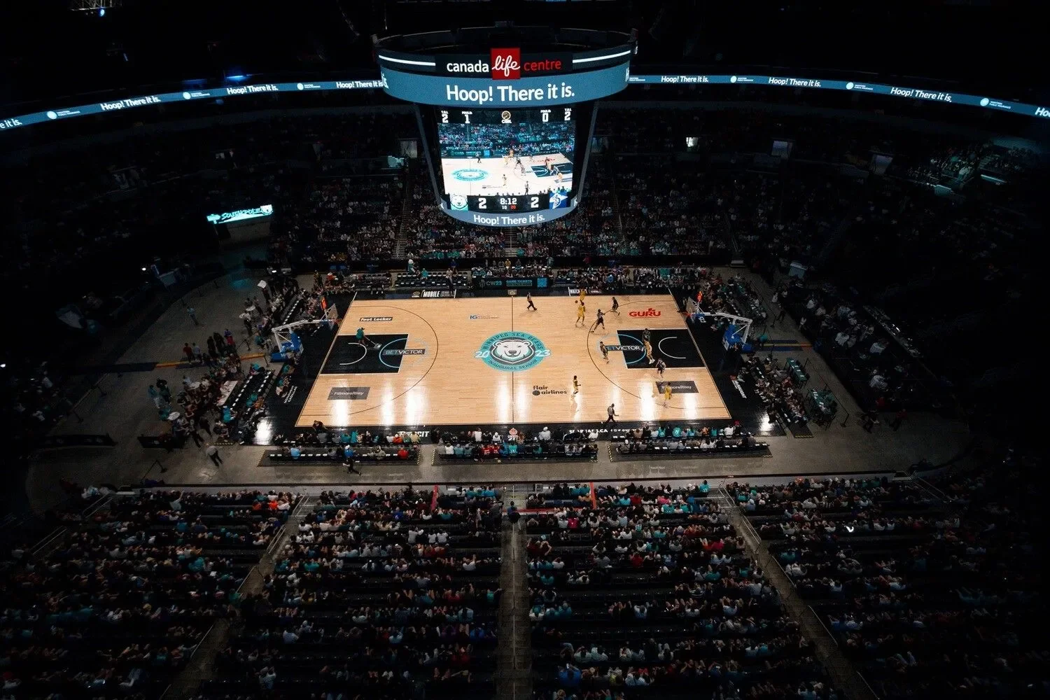 Winnipeg Sea Bears Arena Pre-Game at the Canada Life Centre.