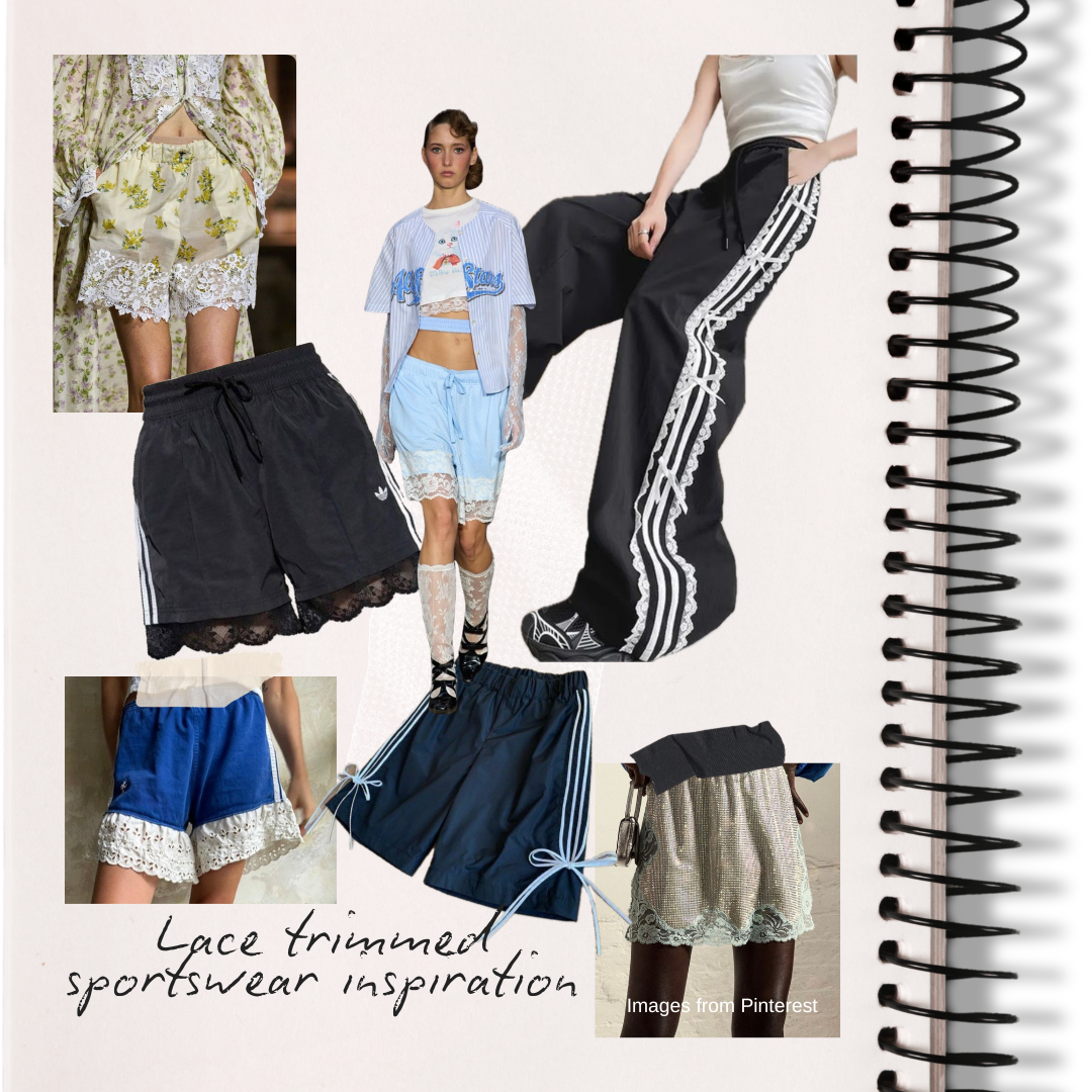 Saturday 27th June: Lace trim your sportswear