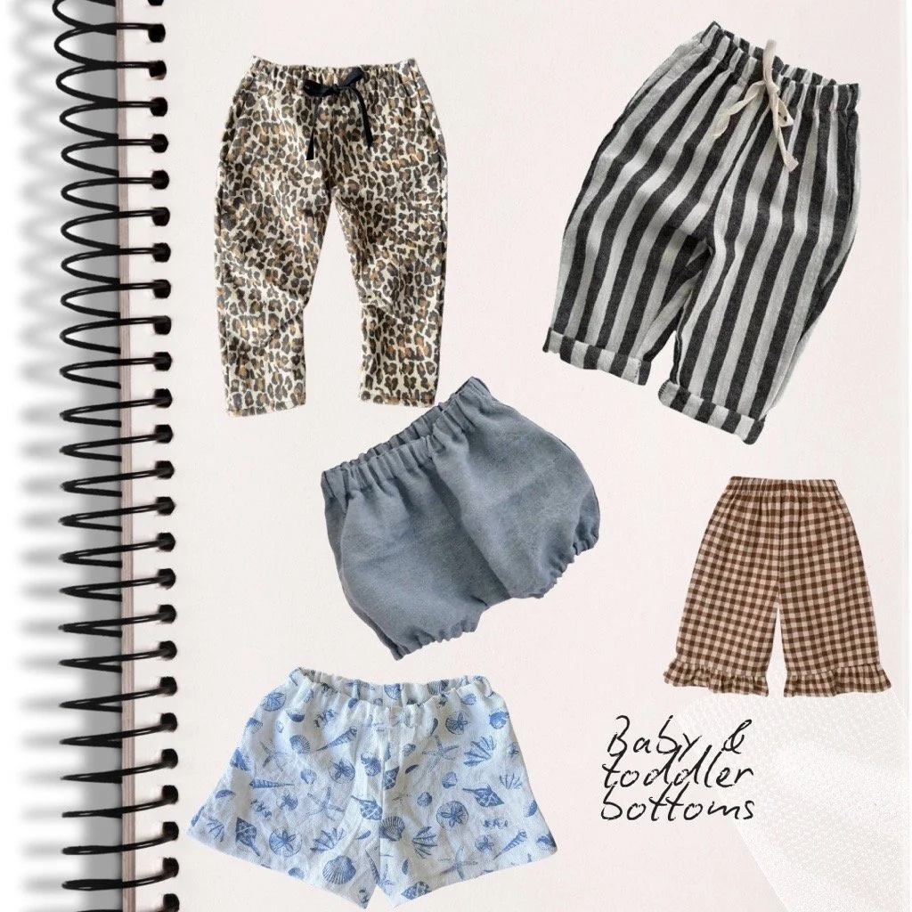 Sunday 26th July: Sew cute baby or toddler bottoms