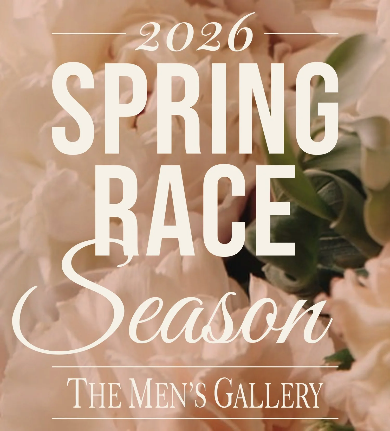 Spring Race Season 2026 at The Men's Gallery