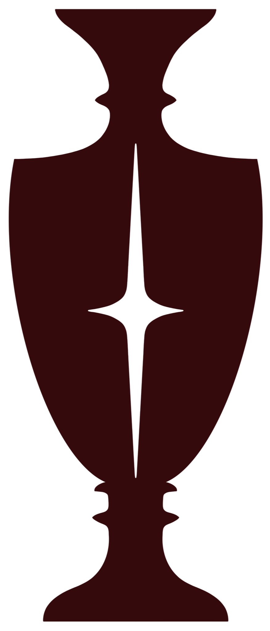 Eddy Lou vase and star logo