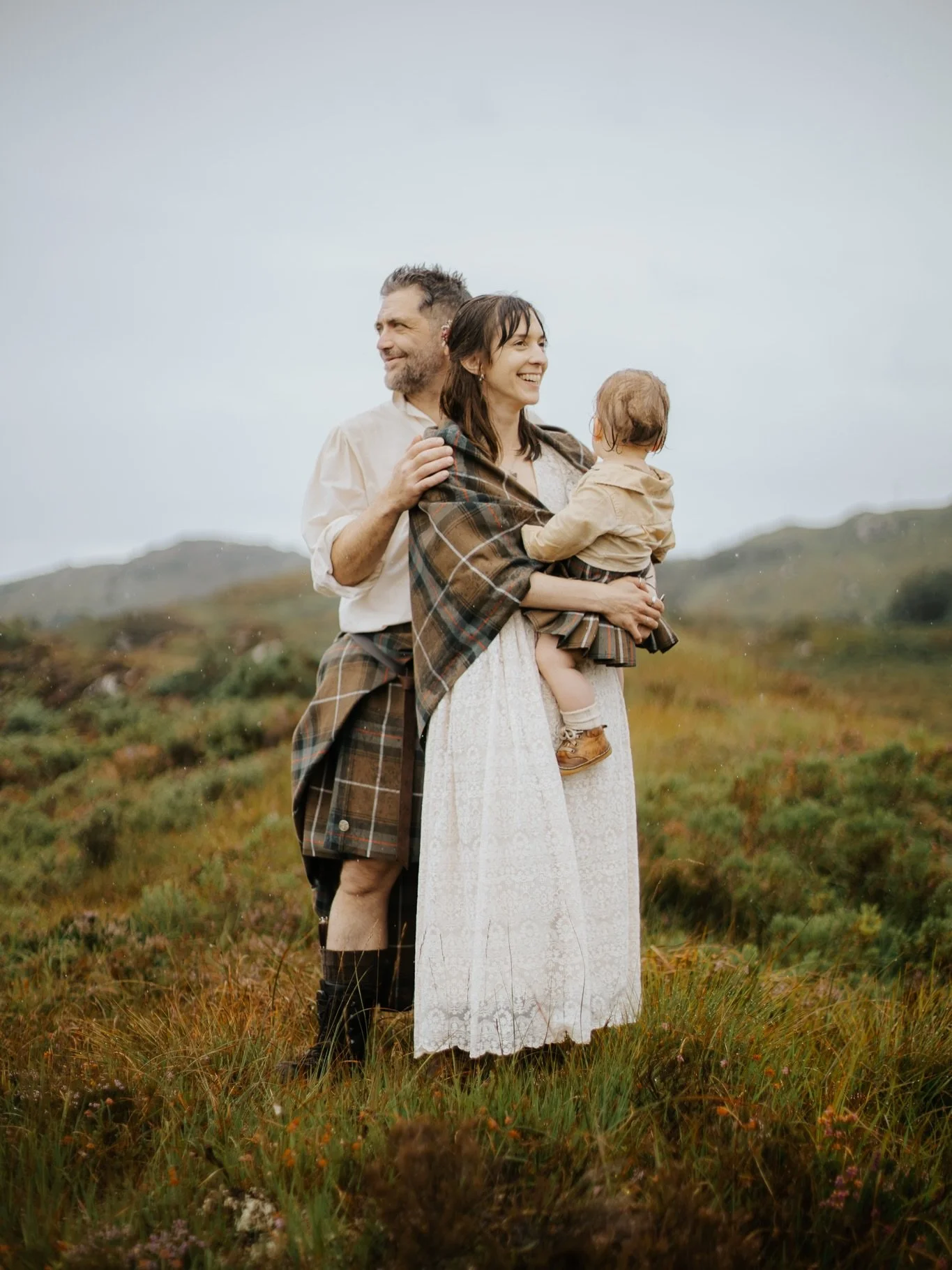 A little bit of west coast rain certainly didn&rsquo;t dampen the mood on Robert and Aila&rsquo;s special day last month! 🤍

Glencanisp made the most stunning location for their ceremony, surrounded by the dramatic Assynt landscape and their nearest
