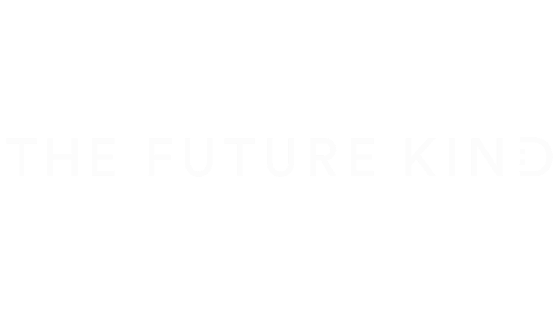 Text logo reading 'The Future Kid' on a black background