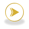 Stylized gold arrow pointing to the right inside a white circle with a gold border