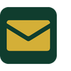Icon of a yellow envelope on a green background