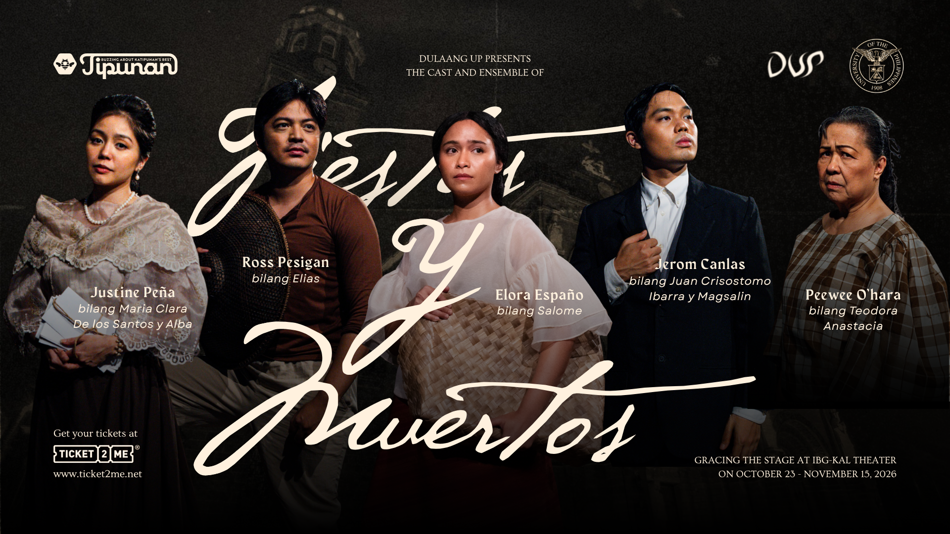 Fiestas y Muertos by Dulaang UP Announces Cast and Artistic Team