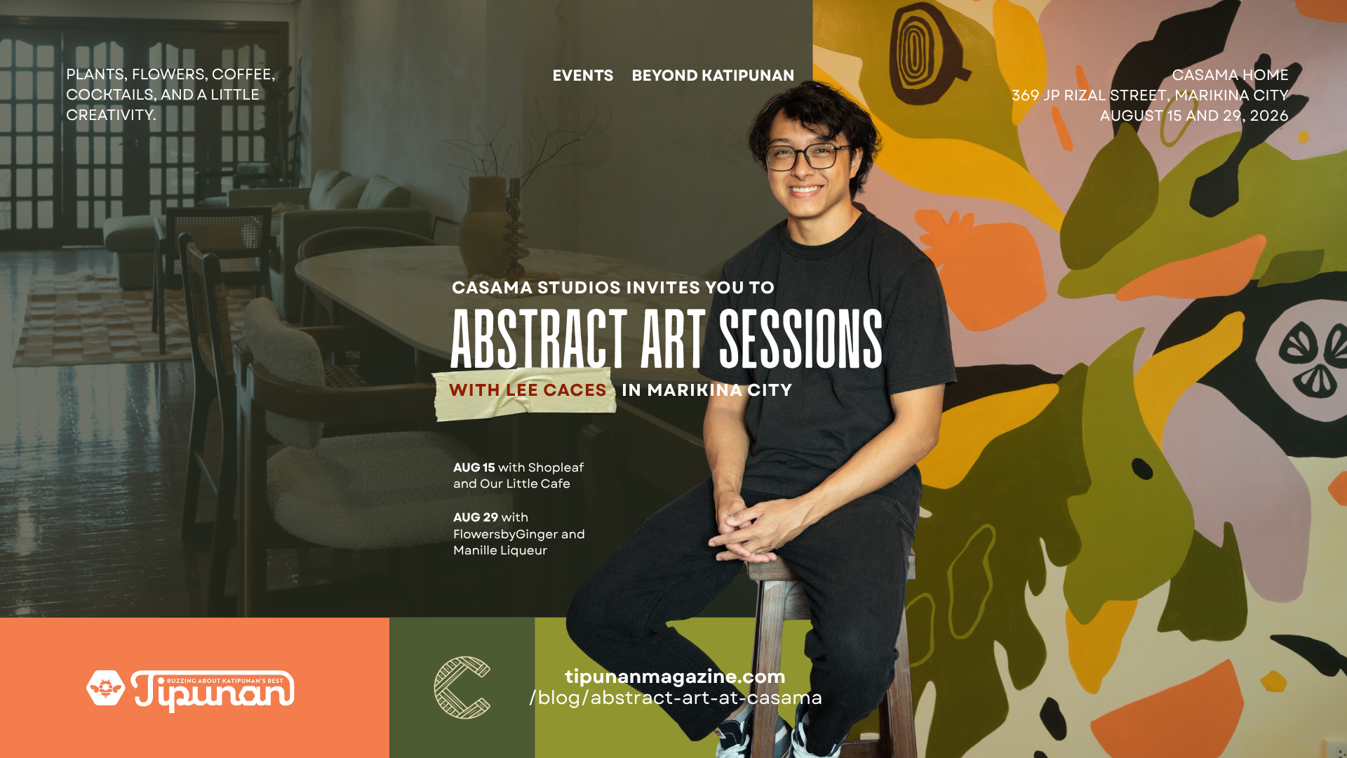 Abstract Art Sessions in Casama Home