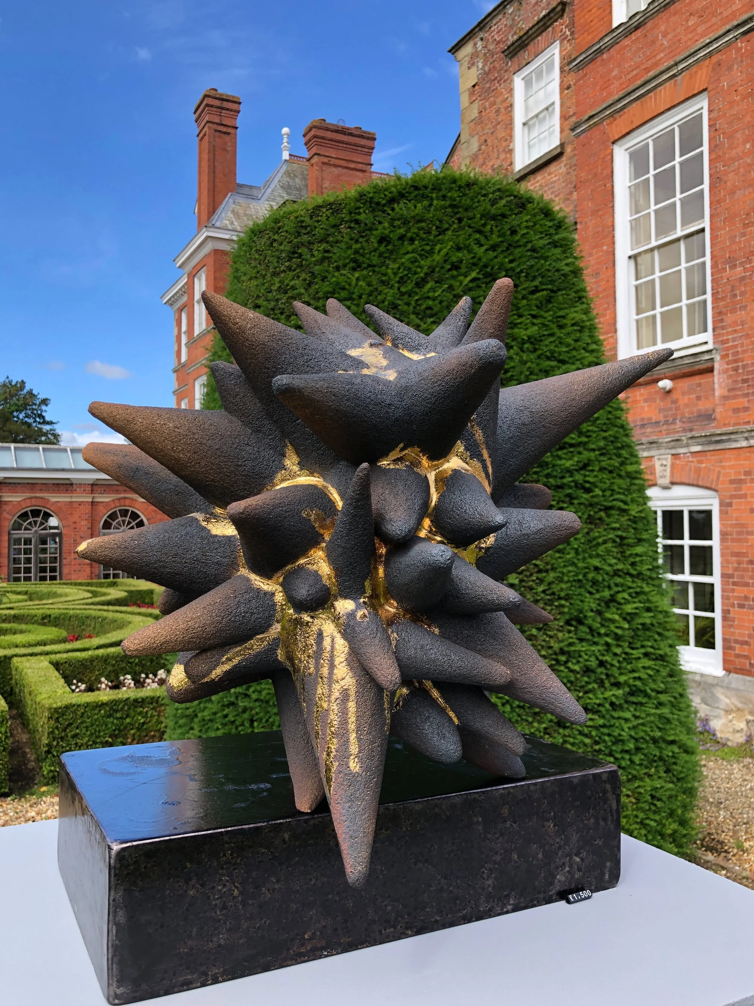 Earlier this summer I had the opportunity to exhibit four works from my degree show as part of the Ceramic Wales Festival @ceramicwales at the beautiful Bodrhyddan Hall @bodrhyddan . It was a privilege to exhibit alongside so many talented makers and