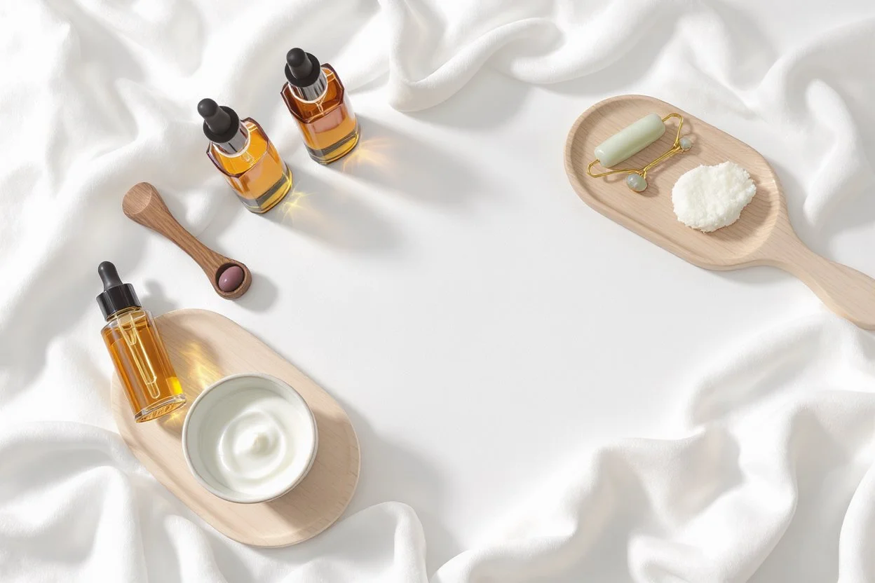 Skincare products, facial tools and beauty care items for European retail portfolios.
