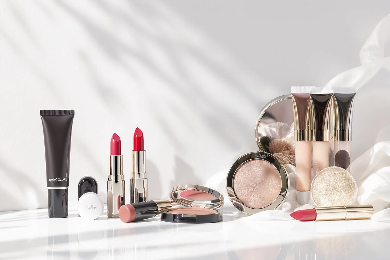 European makeup products for beauty retail assortments.