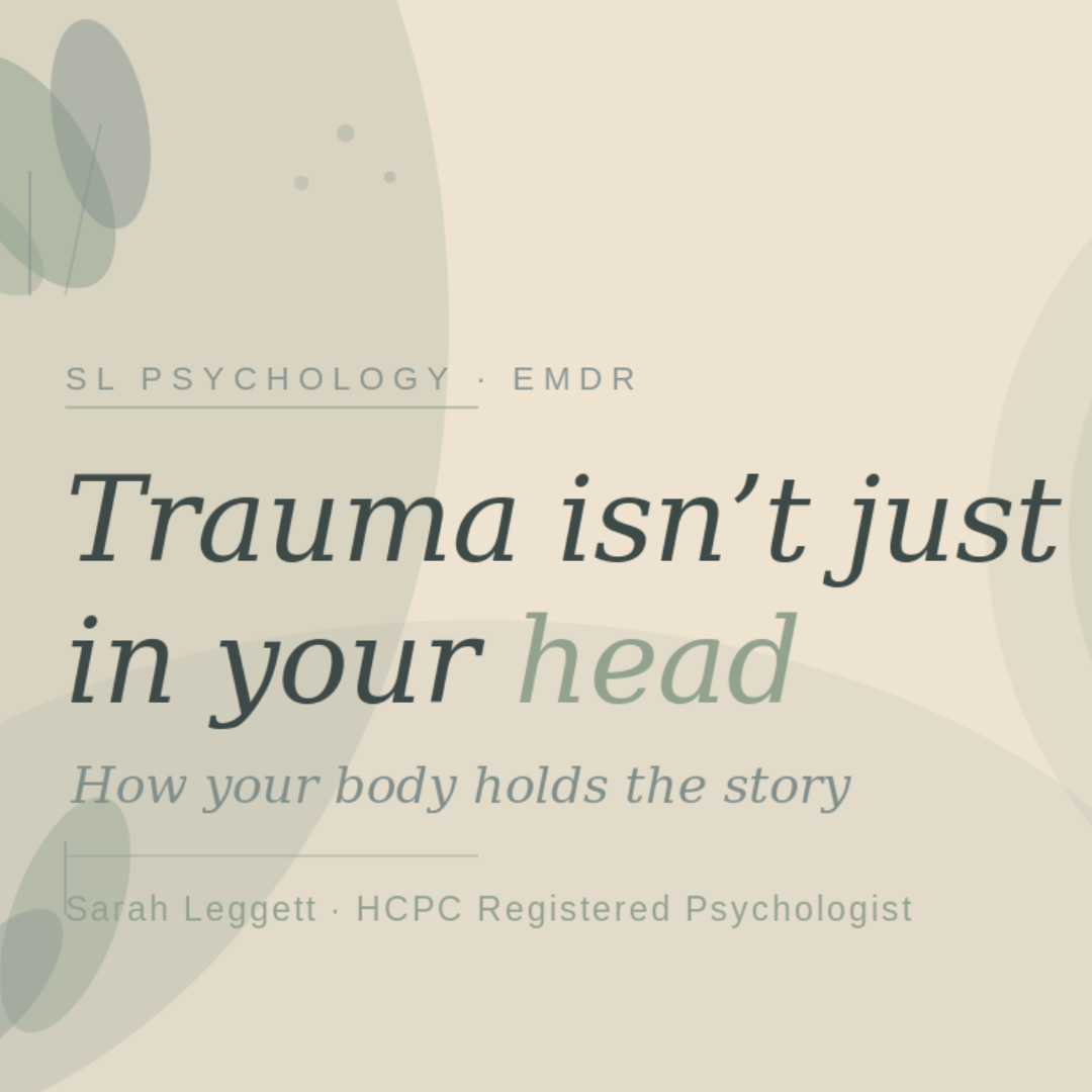Trauma isn't just in your head: Why your body holds the story… And how to exhale again