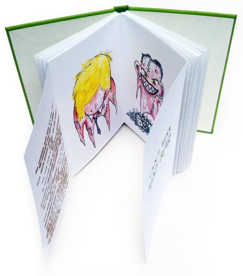 Can't Bear Celebrity - first edition of 100 copies, hand-bound hardback with screen printed cover (2016)