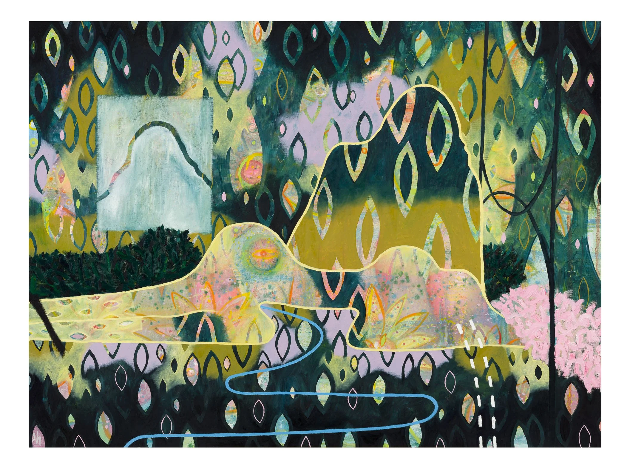 Parasomnia / 91 x 122cm / Oil and Oil Stick on Canvas (2023)