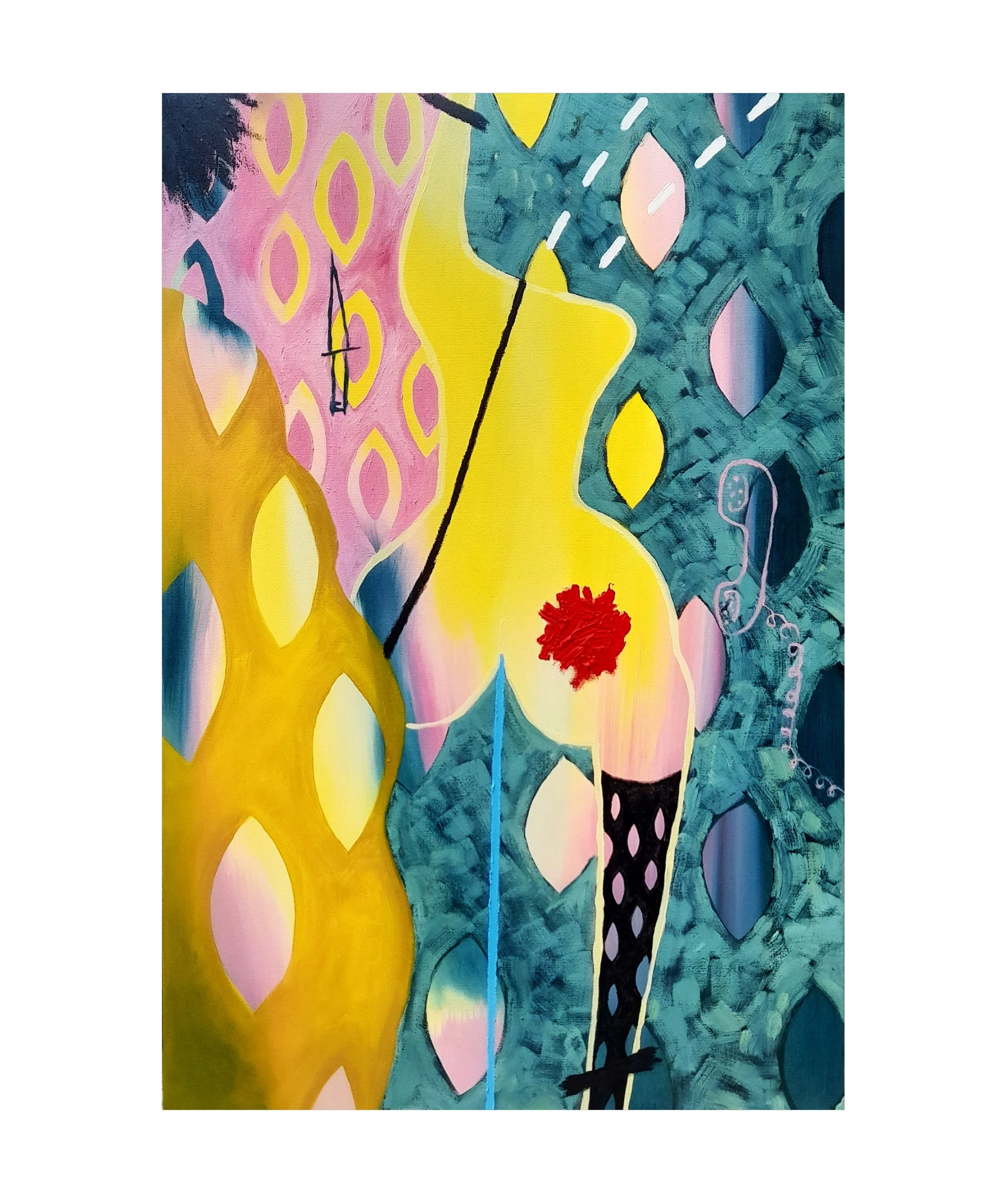Knives Out / 91 x 61cm / Oil on Canvas / 2022