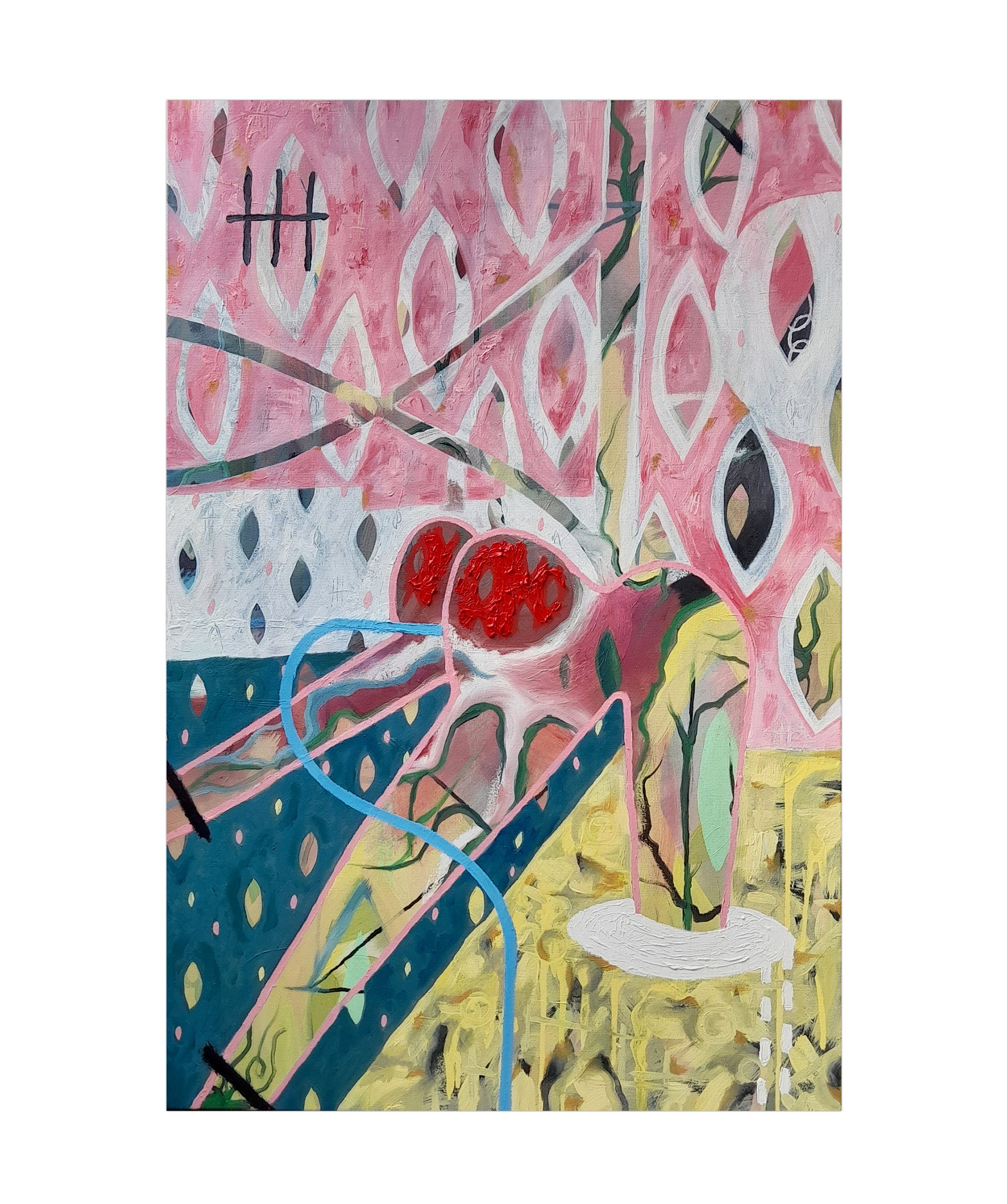 Bed Lamb / 91 x 61cm / Oil on Canvas / 2022