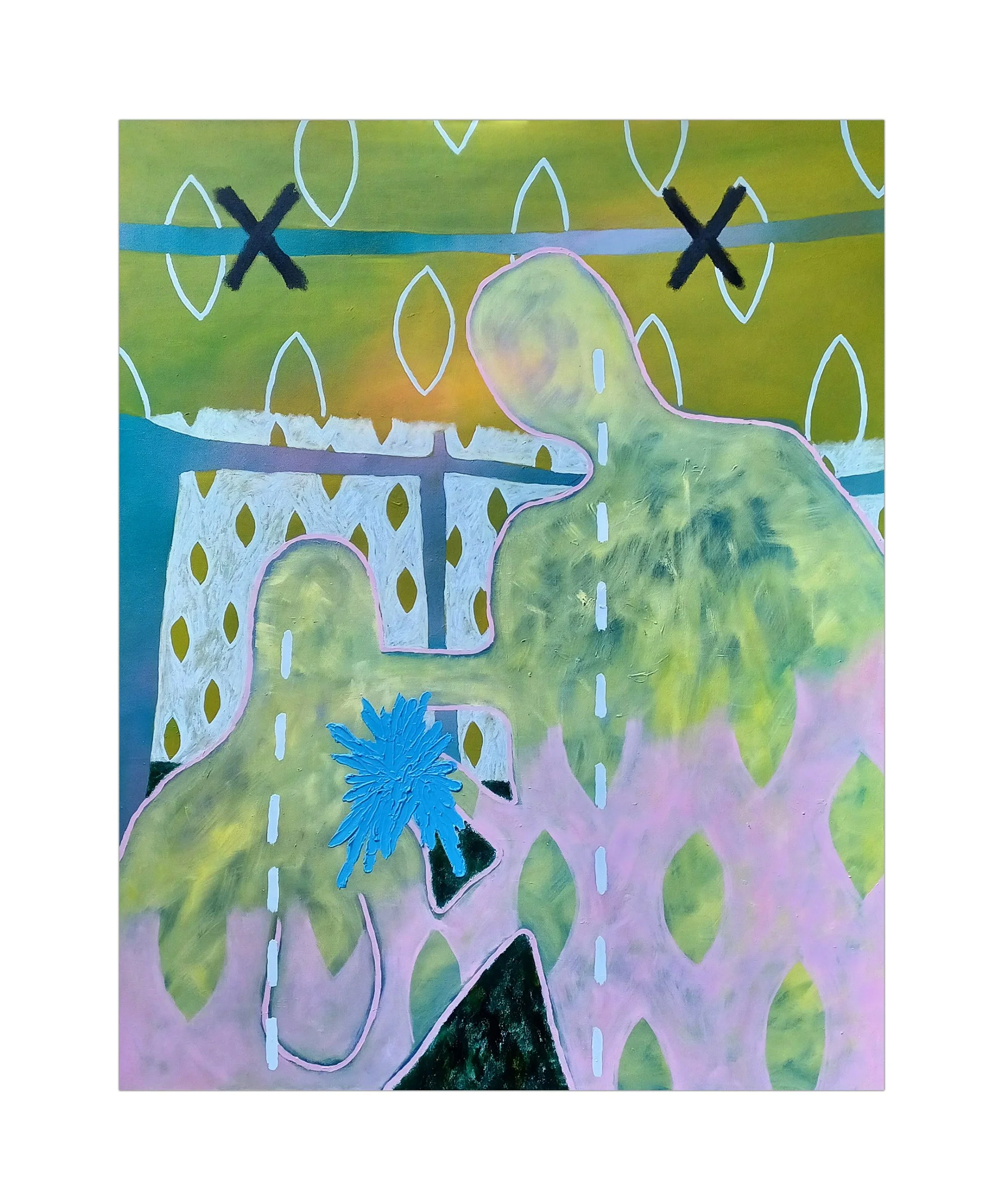 Me Looking At You Looking At Me / 80 x 100cm / Oil on Canvas / 2022
