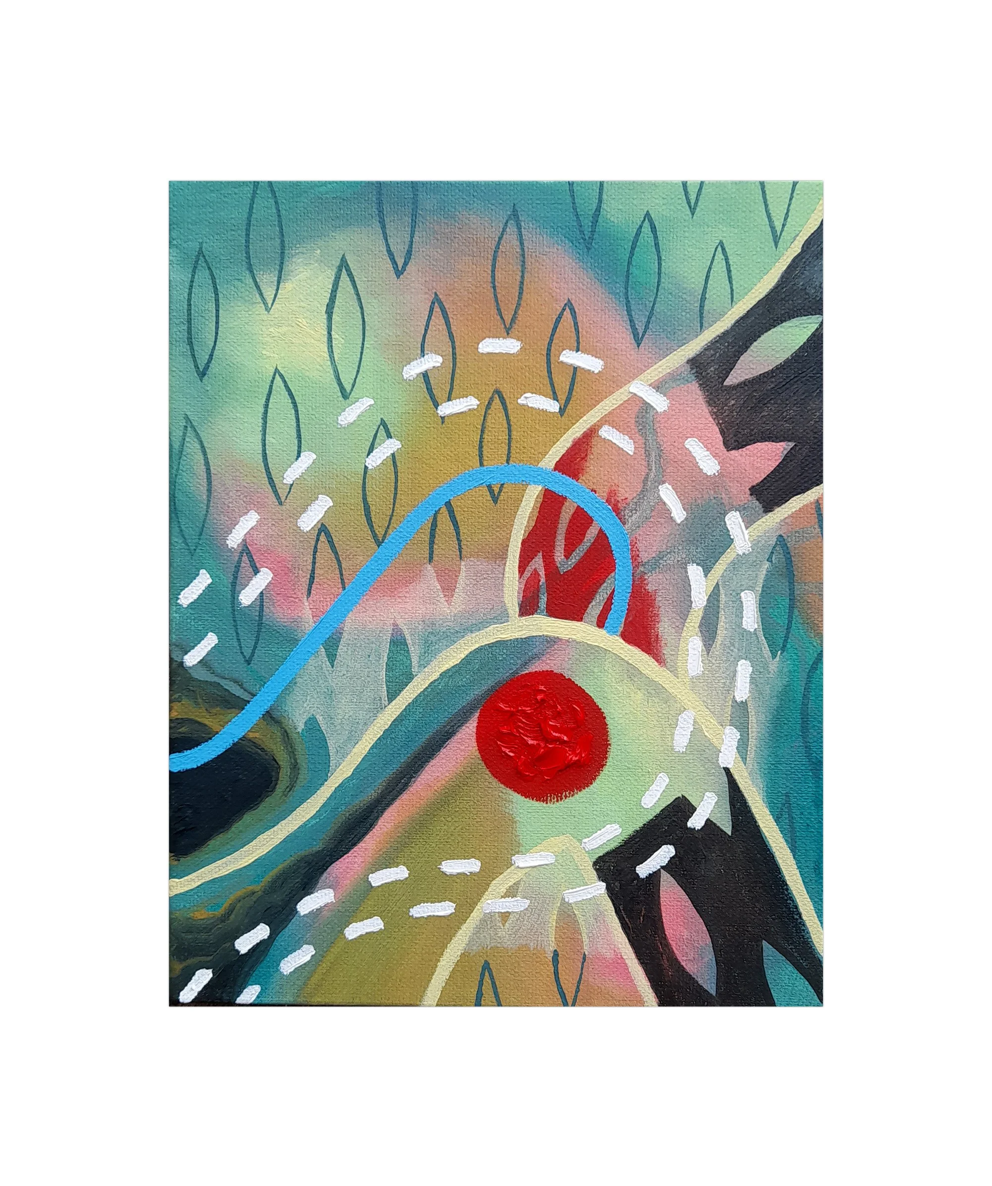 Bulls Eye / 8 x 10" / Oil on Canvas / 2022