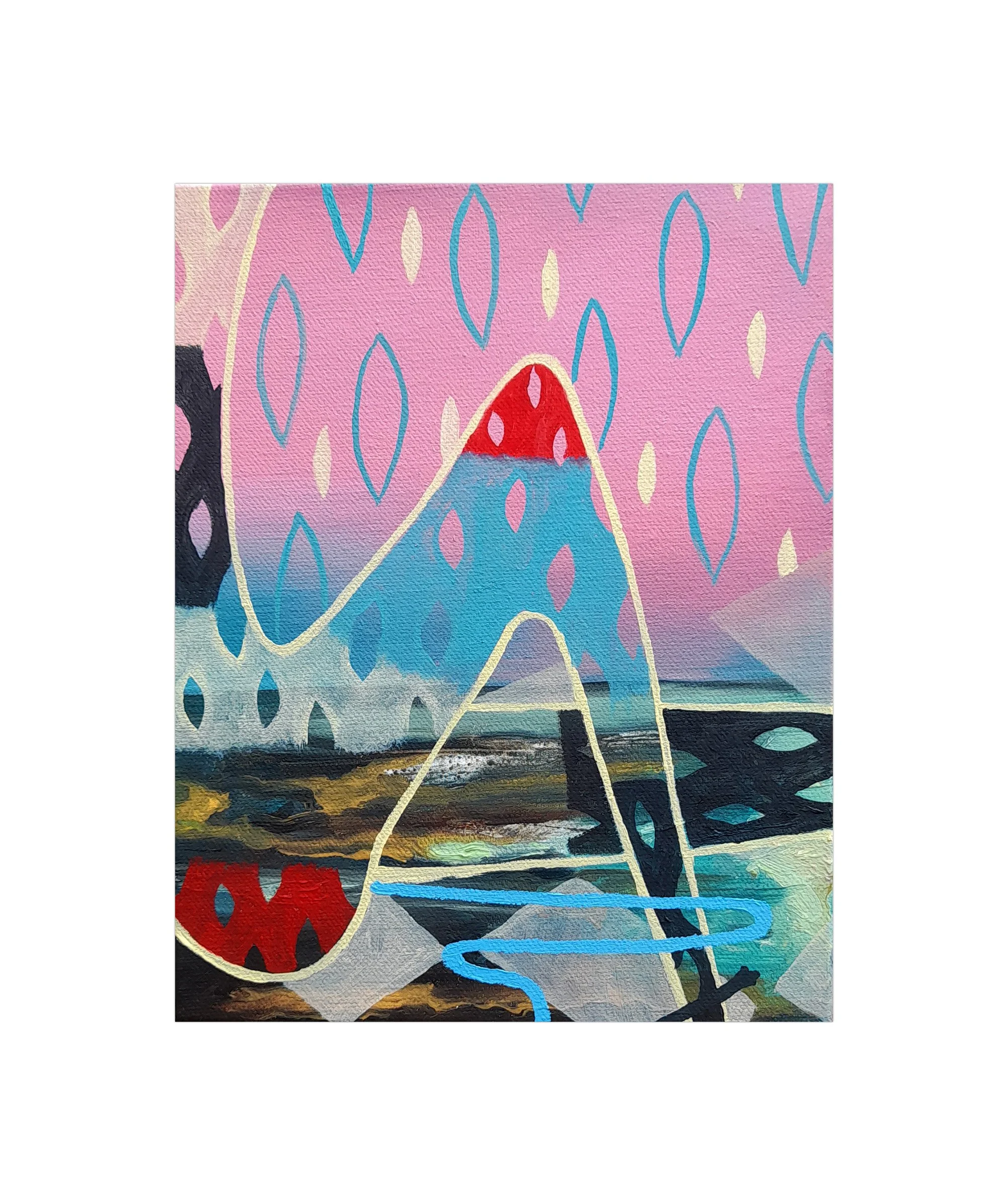 Check Mate / 8 x 10" / Oil on Canvas / 2022