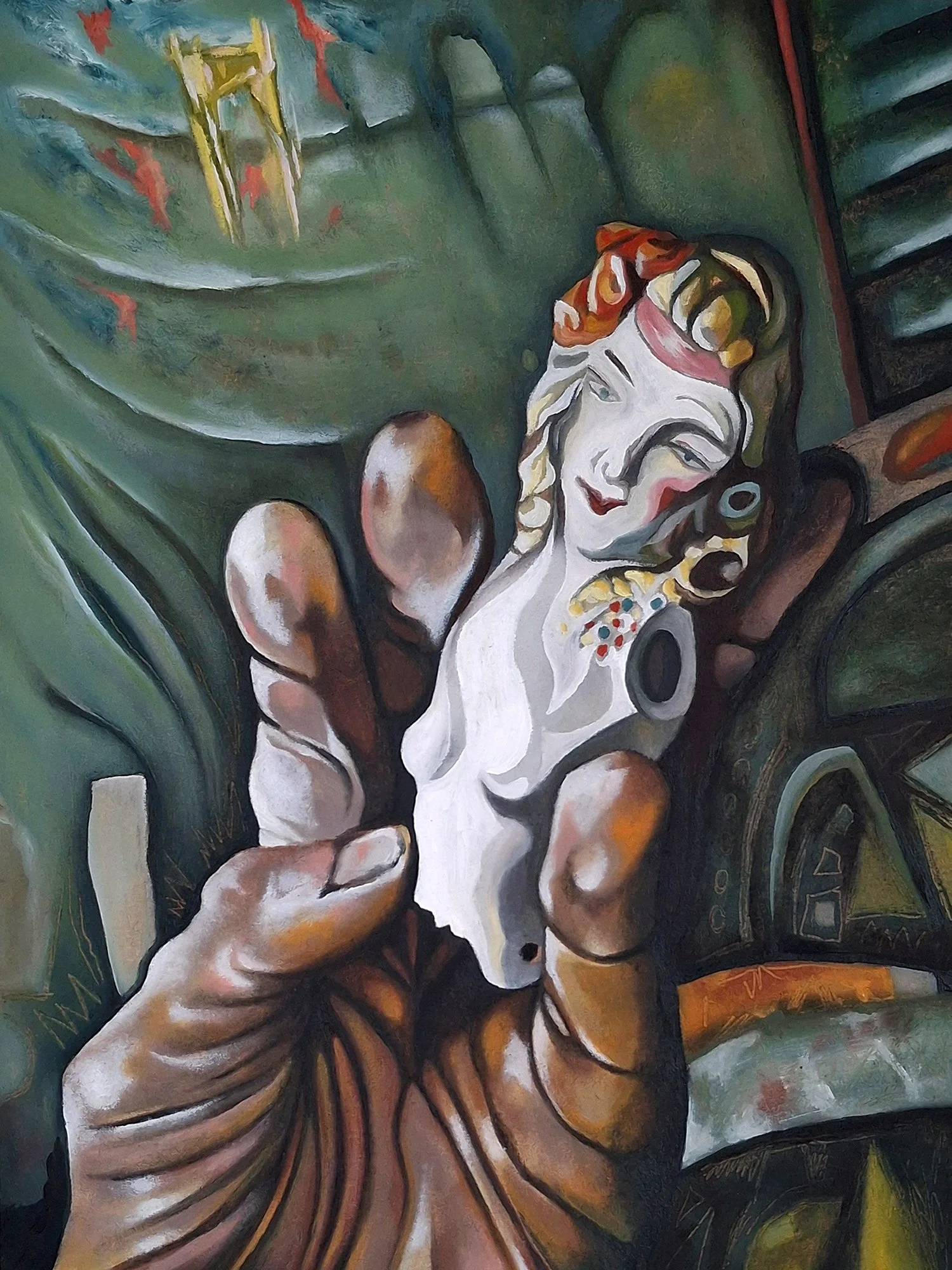 Doll Parts / 12 x 9" / Oil on Board (2024)