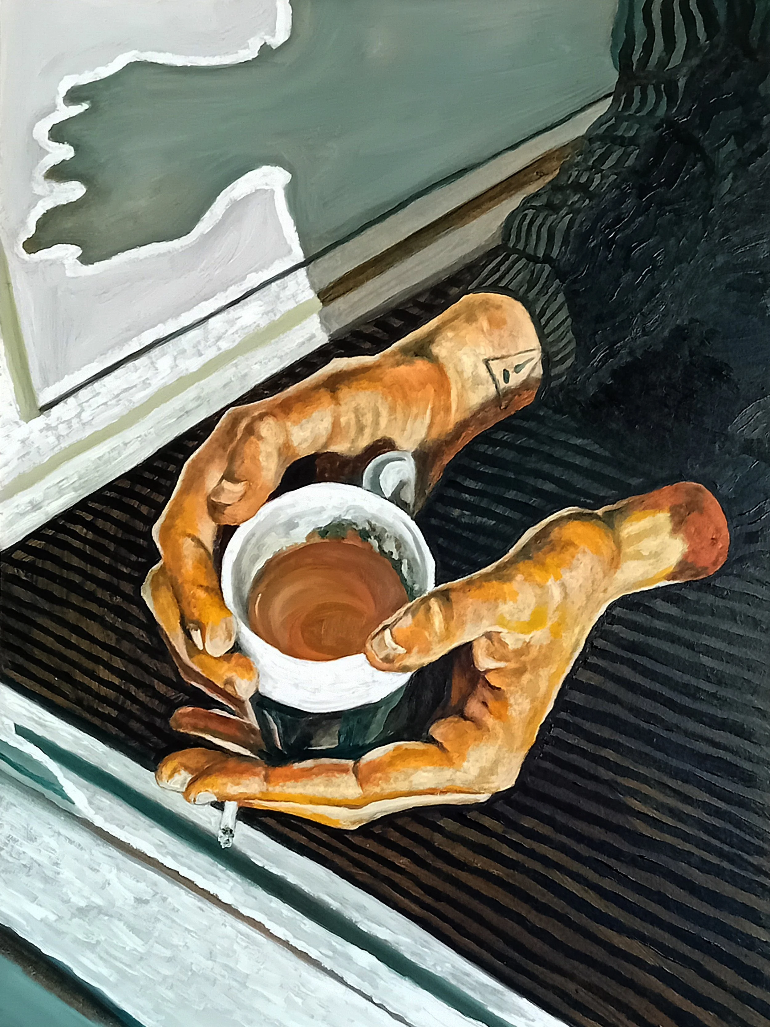 A Moment Will Arrive / 12 x 16" / oil on board (2024)