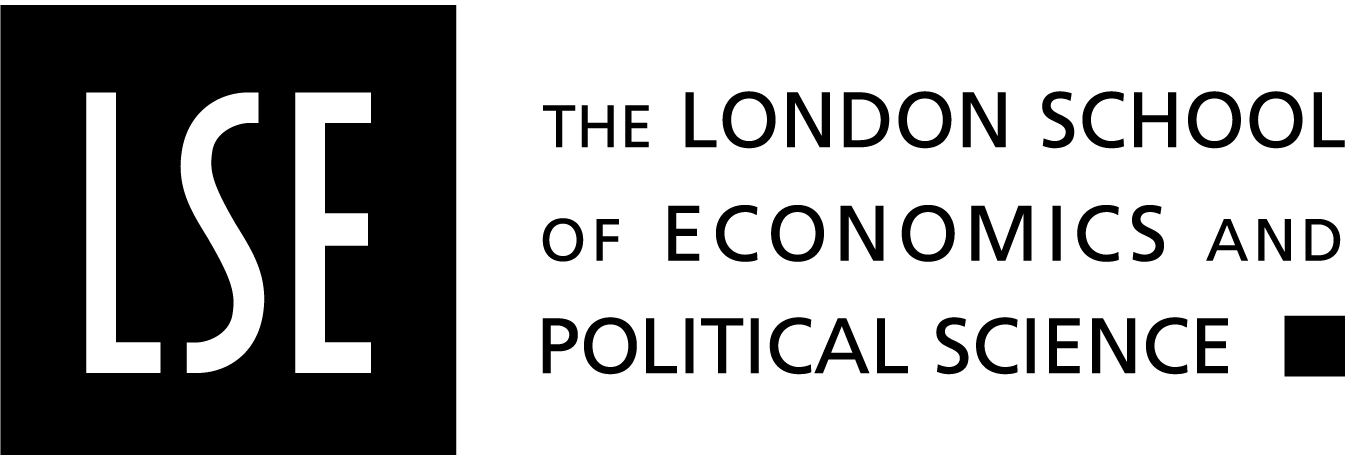 Logo of LSE with text and emblem.