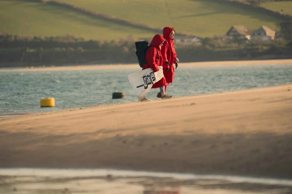 A Replenish conservation moment on the Cornish coast