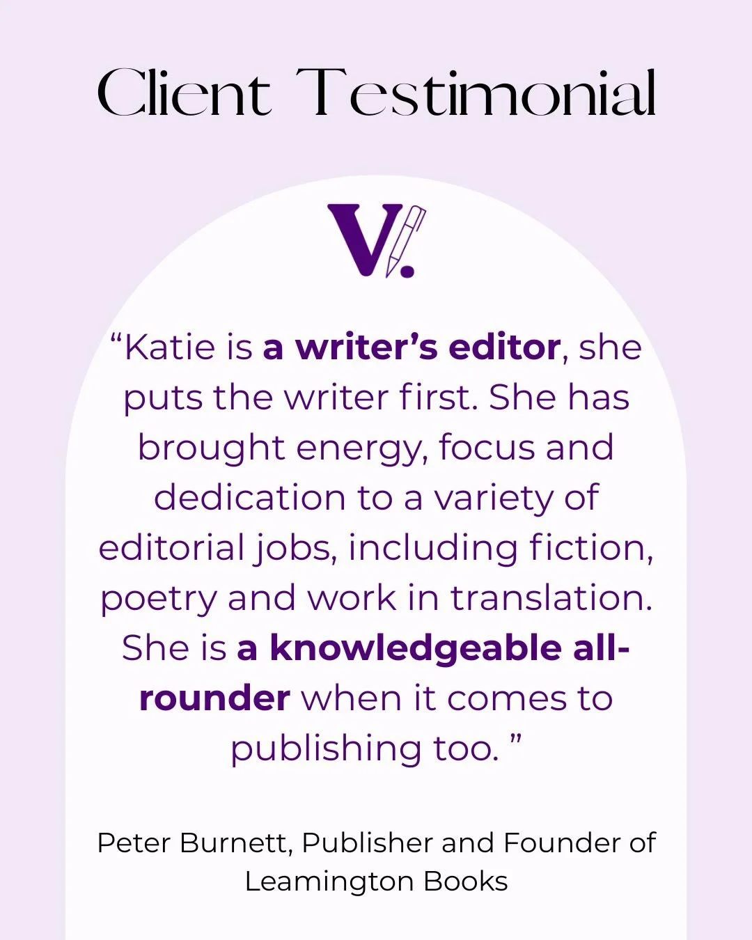 &ldquo;A writer&rsquo;s editor&rdquo;

As an editor, it&rsquo;s my job to listen to your voice and make it louder, hear your story and shout it from the rooftops. Not overwrite it and exclude you from your own work. An editor should make your story a