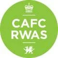 Green circular logo with a crown on top, featuring the text 'CAFC RWAS' and a lion at the bottom